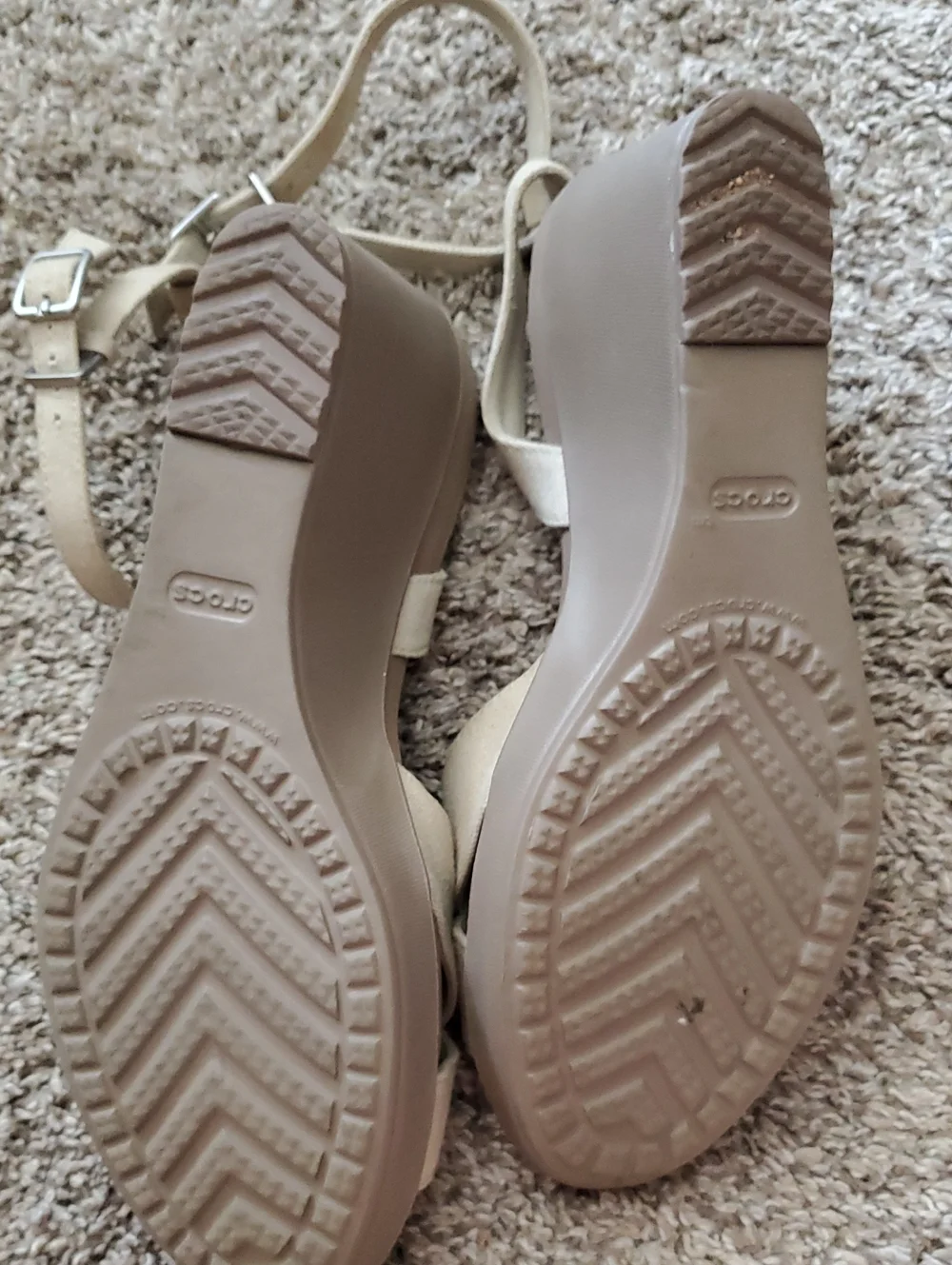 Wedge Sandals with Ankle Strap - Picture 7 of 8